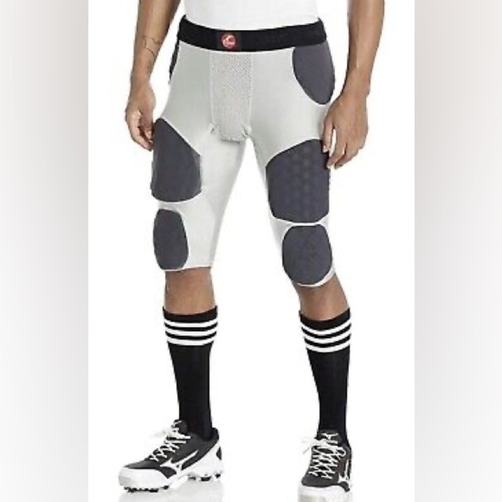 NWT‎ Cramer Skill 7 gray and black 7 pad football girdle